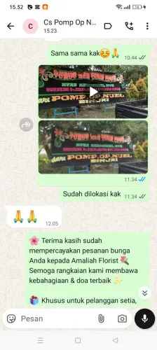 Testimonial Papan Bunga cirinten