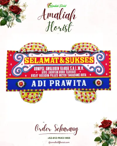 Karangan Bunga Ucapan Selamat cirinten