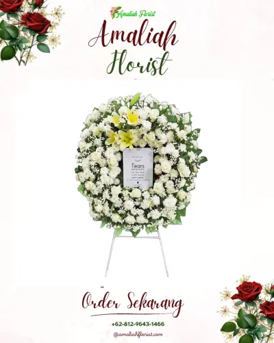 Krans Bunga Duka Cita cirinten